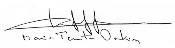 firma Teresita Donkin